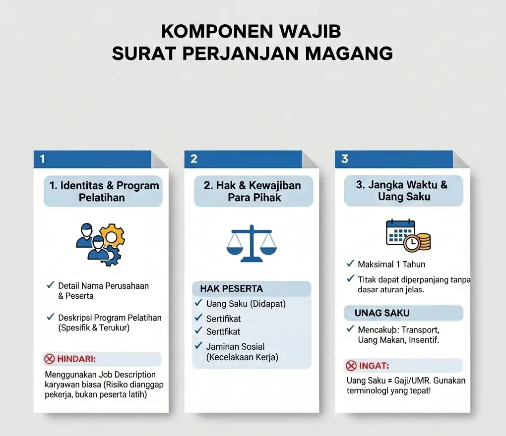 surat perjanjian magang