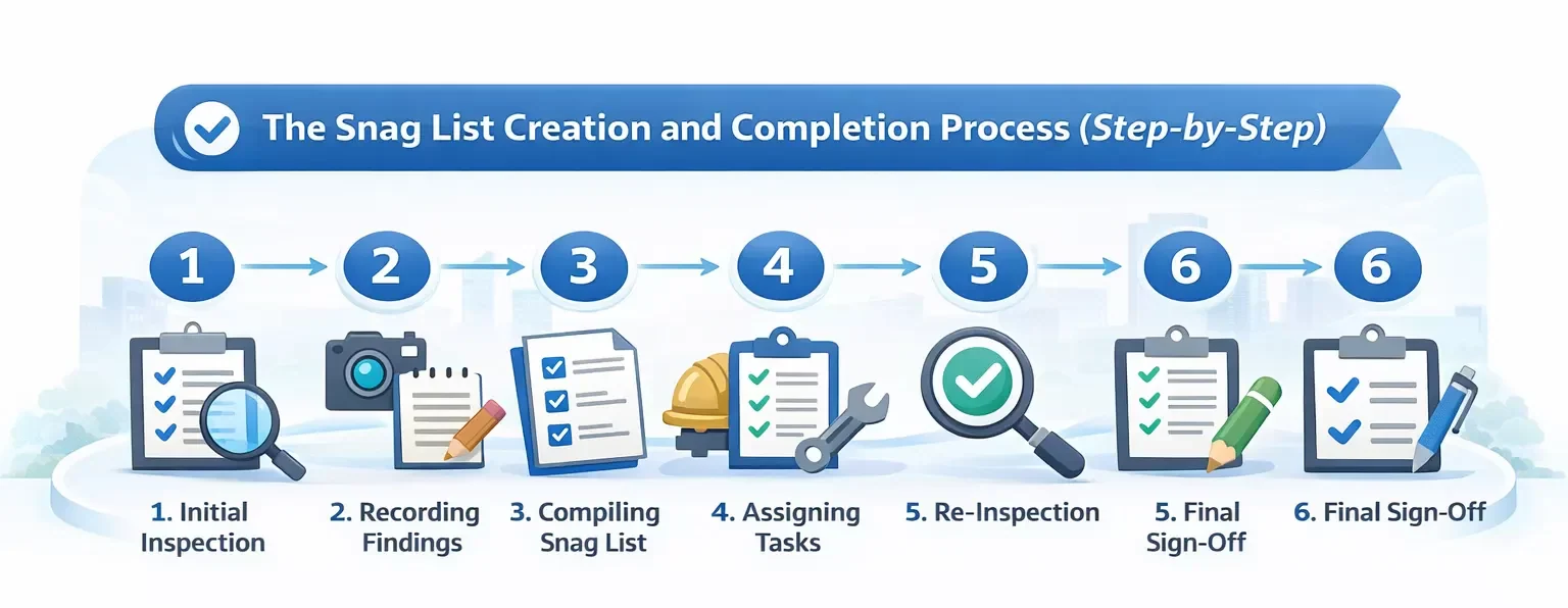 The Snag List Creation and Completion Process (Step-by-Step)