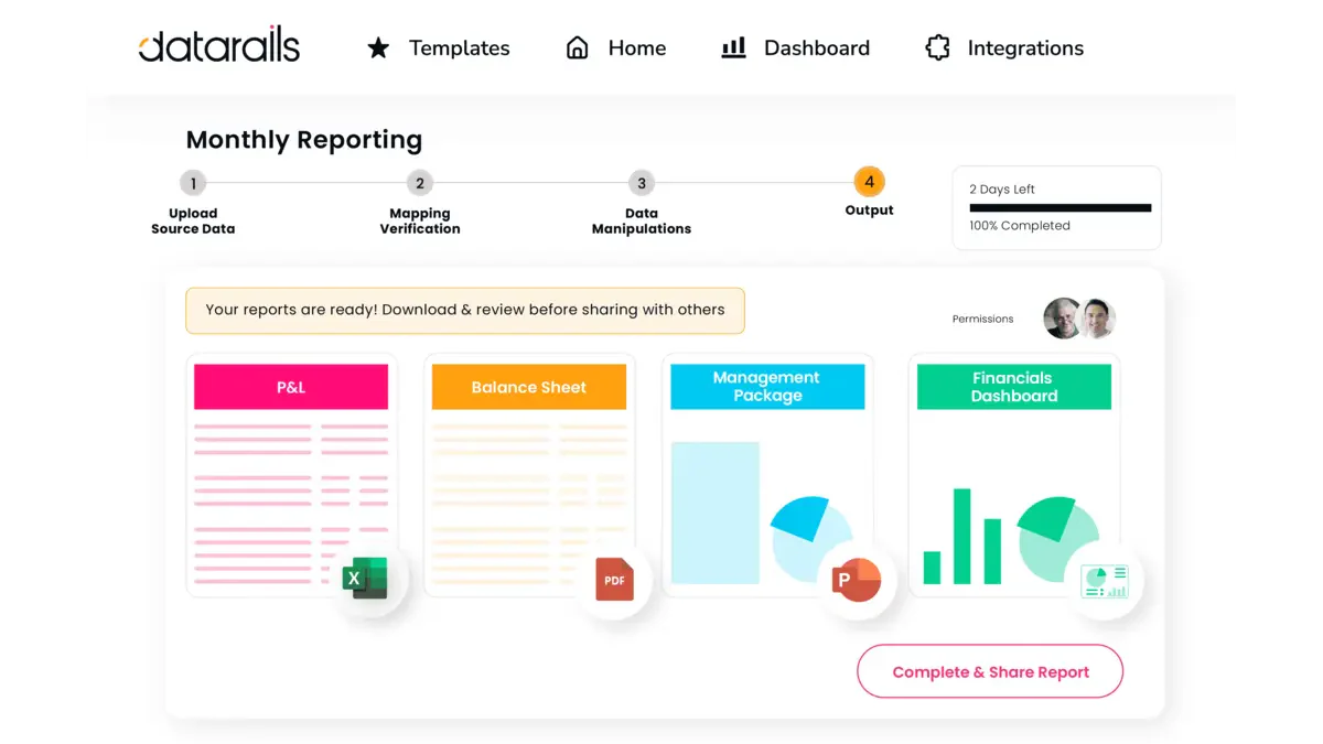 Datarails Financial Reporting Tools