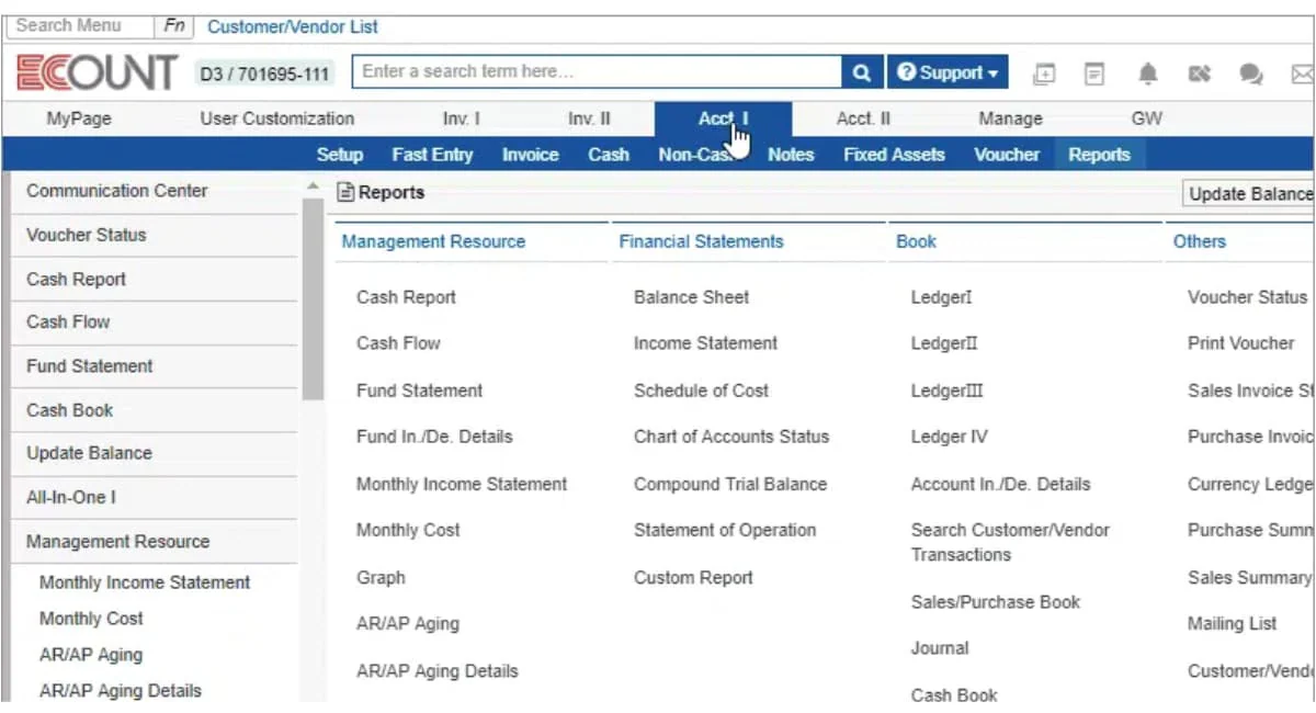 ecount procurement software malaysia