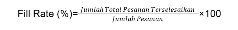 Fill rate formula
