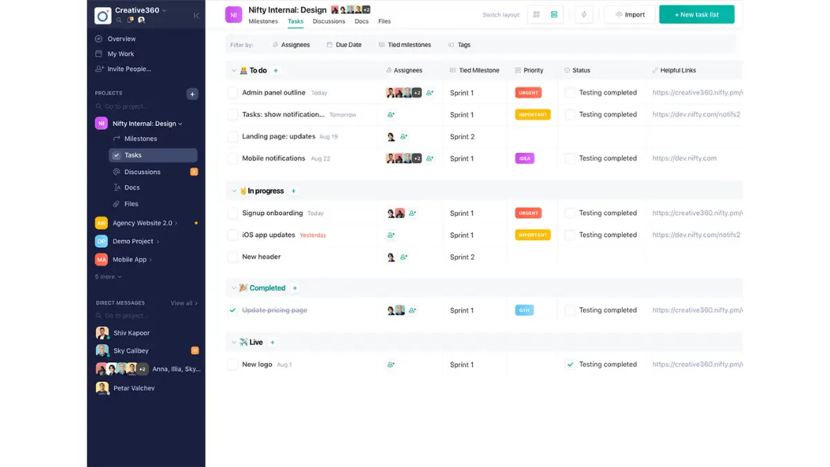Office Workflow Management Software Nifty