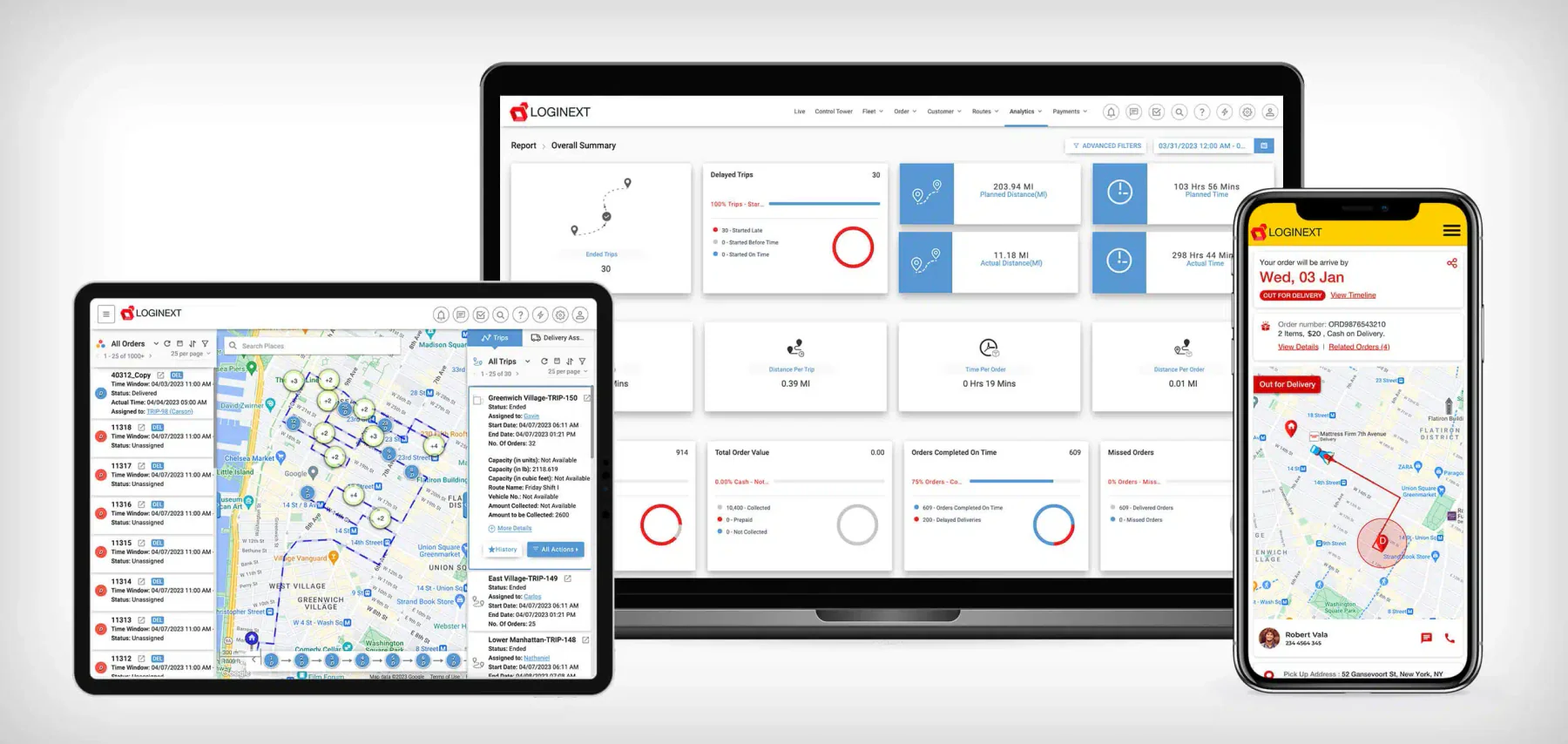 logi-next dashboard
