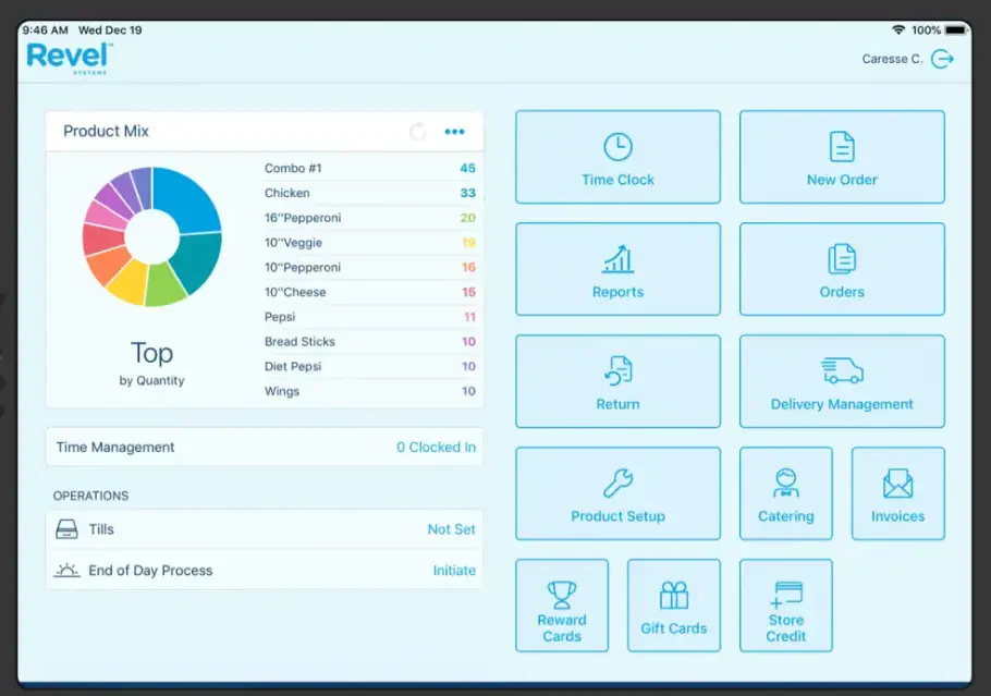 Revel retail software POS