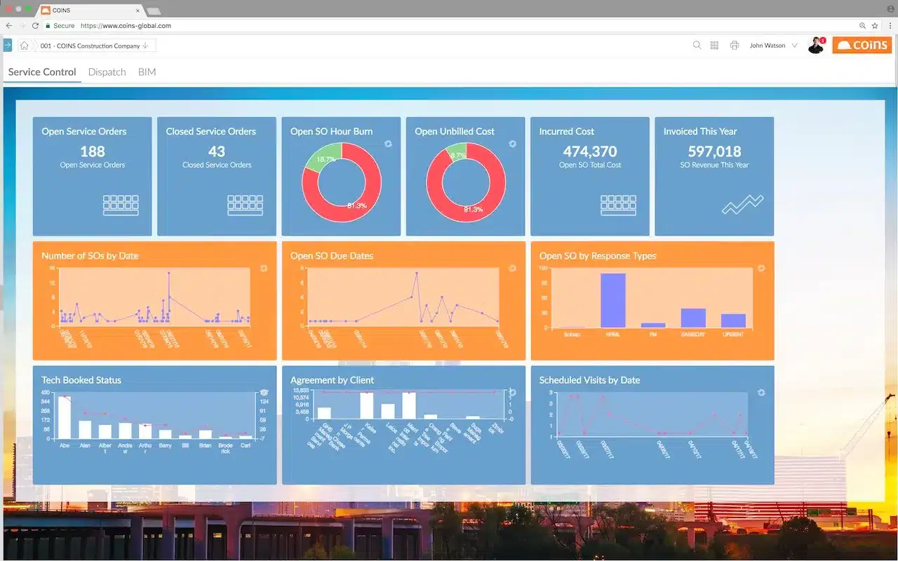 coins construction accounting system