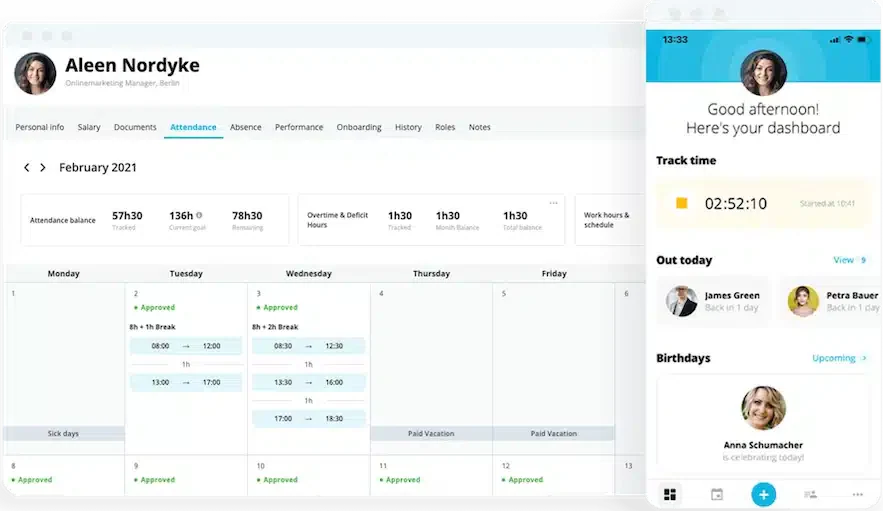aplikasi personalia Personio HR