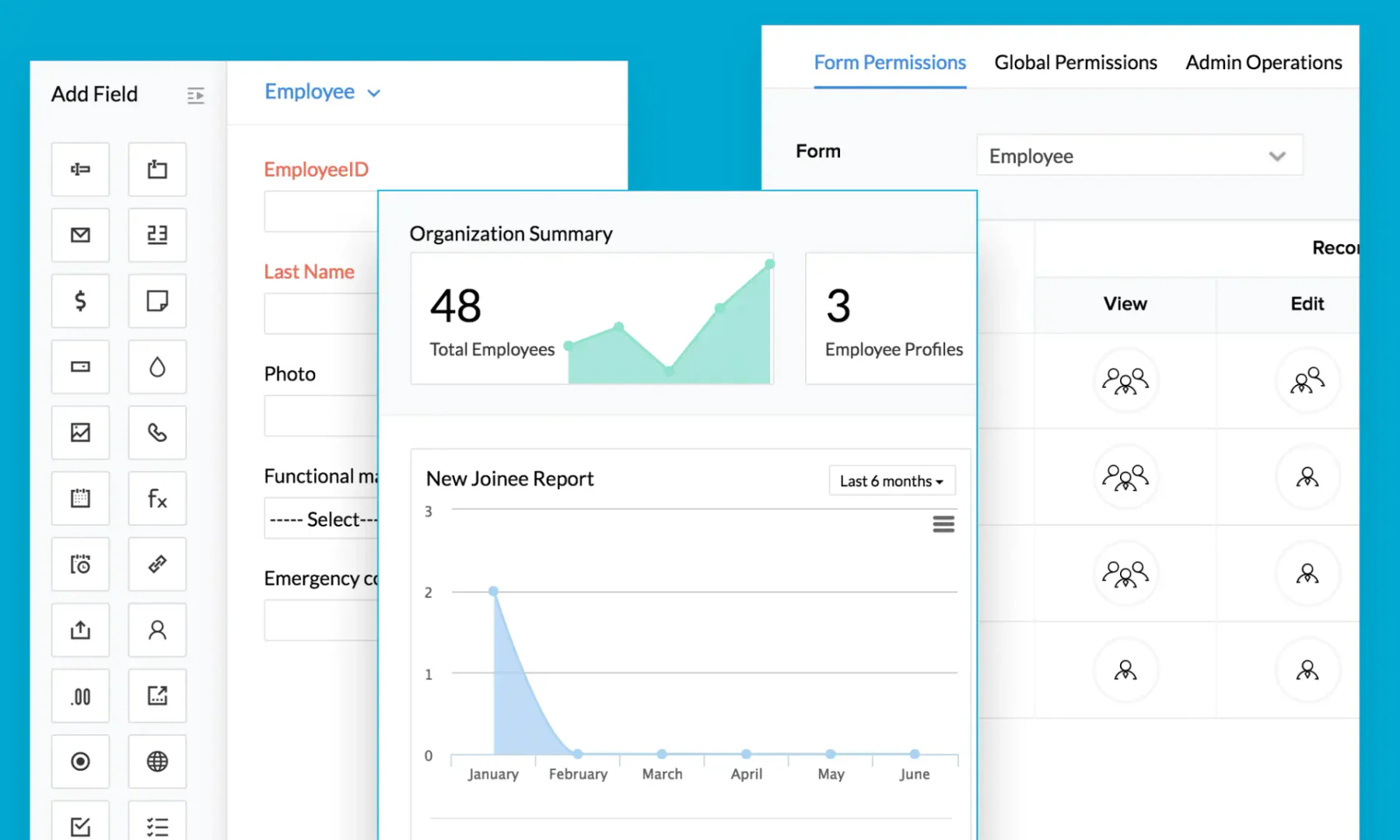 zoho people retail workforce software