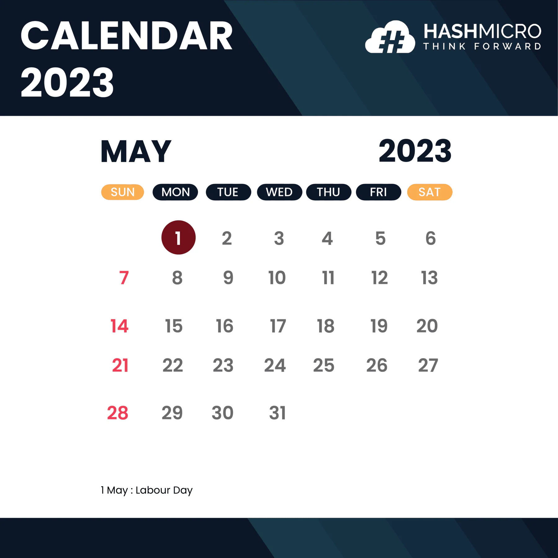 Singapore Public Holiday May