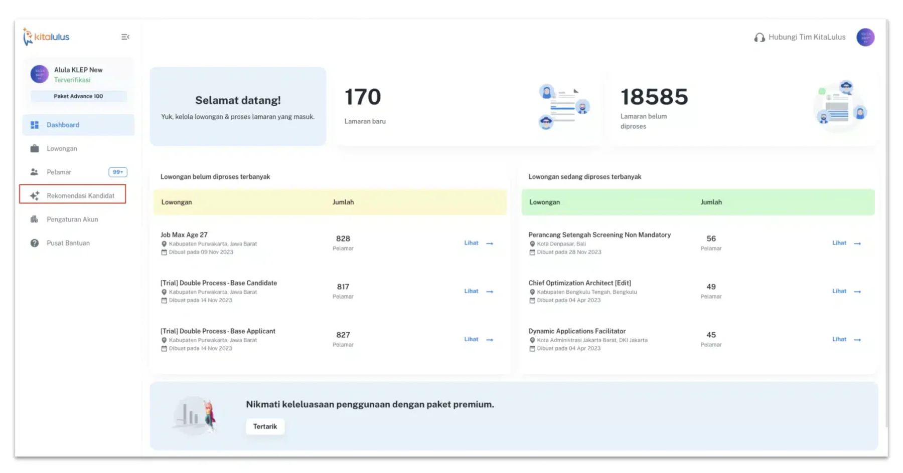 aplikasi untuk hrd kitalulus