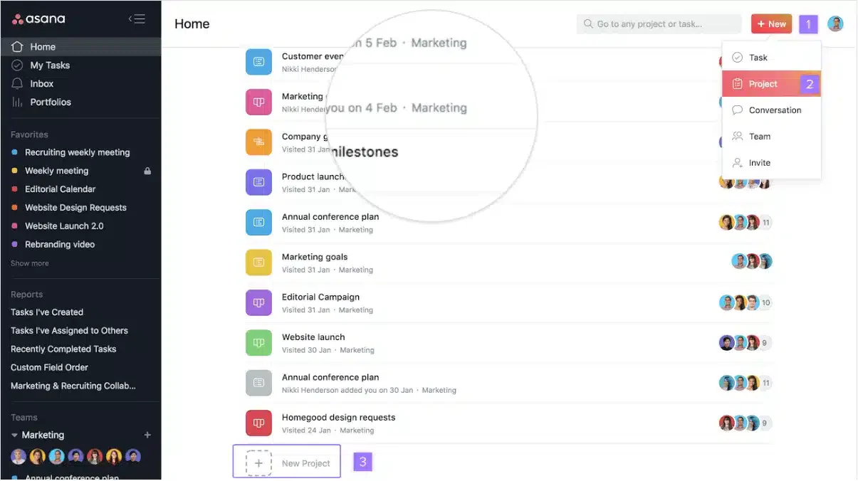 Asana-productivity-tracking-software