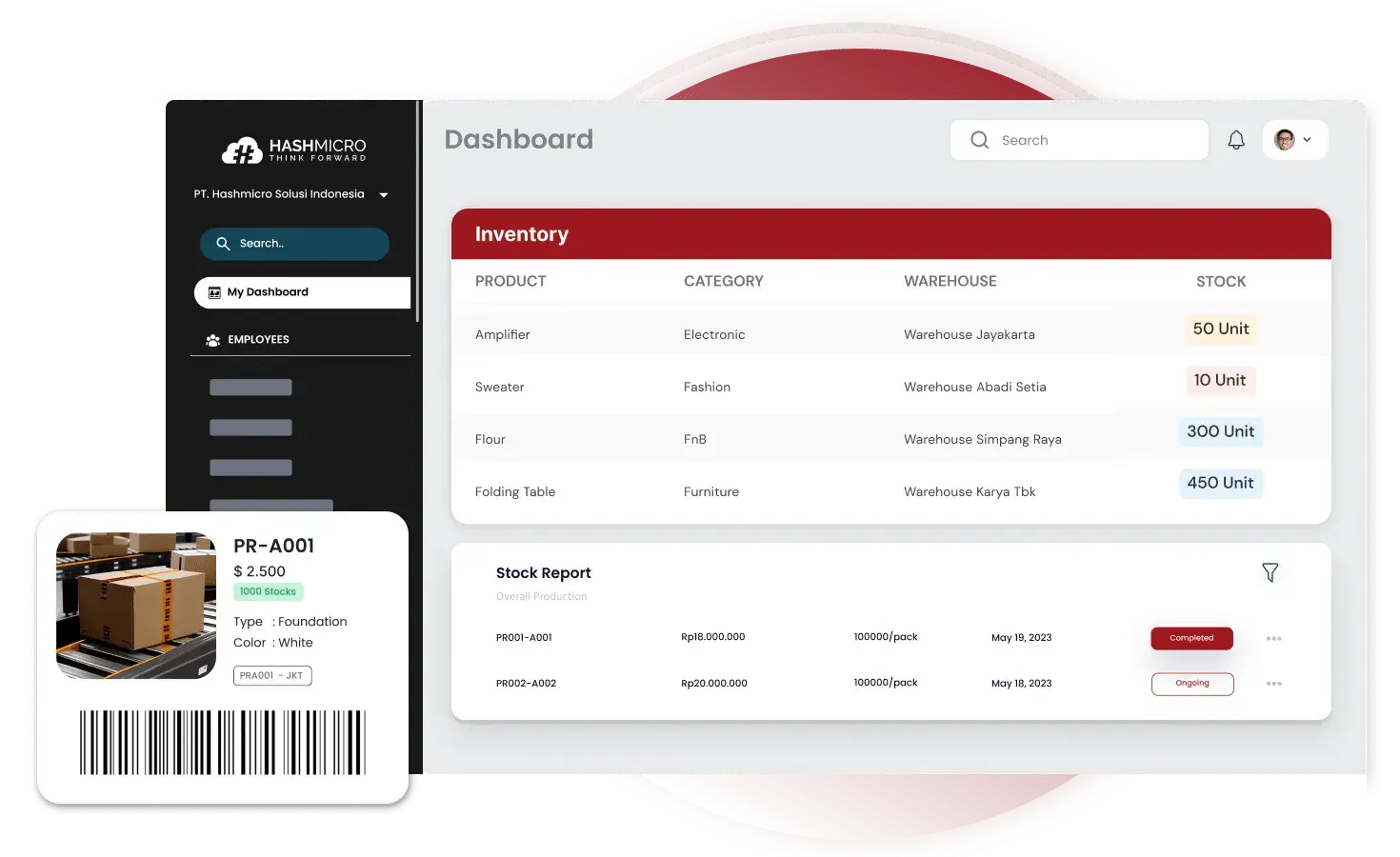 hashmicro manufacturing erp software