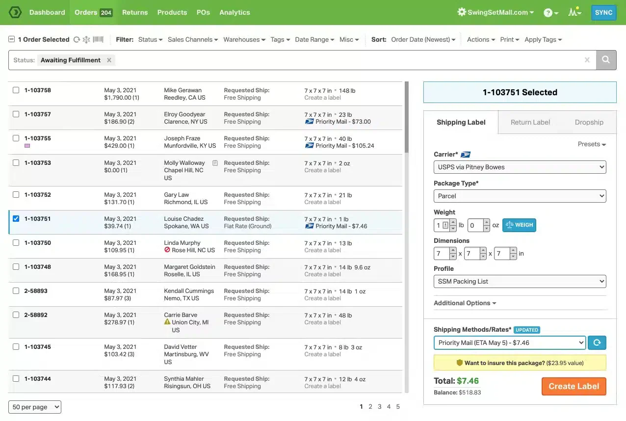 Ordoro Restaurant Inventory Software
