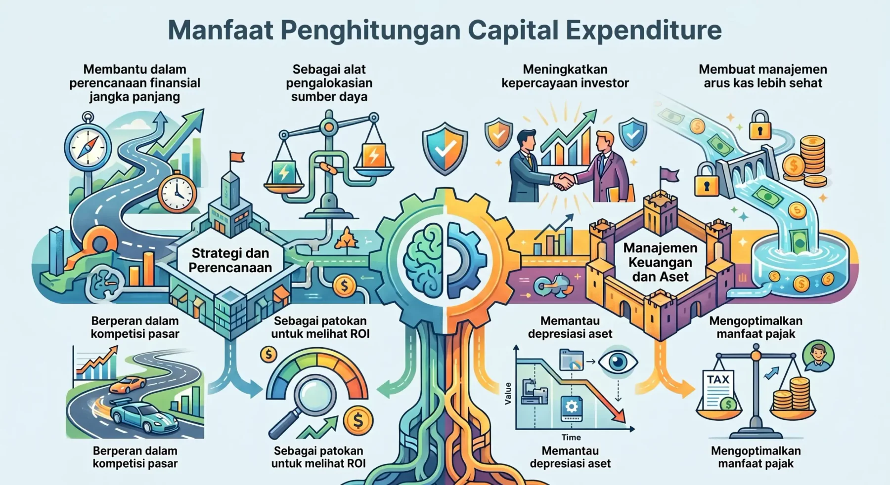 Manfaat penghitungan Capital Expenditure
