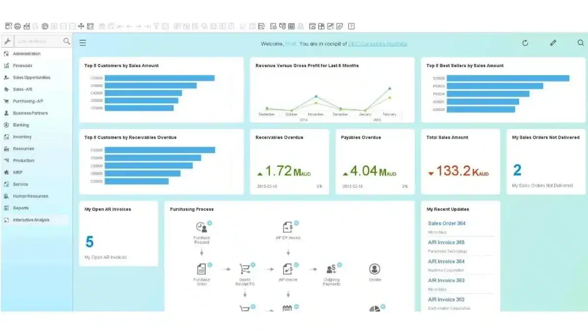 SAP hana ERP Software