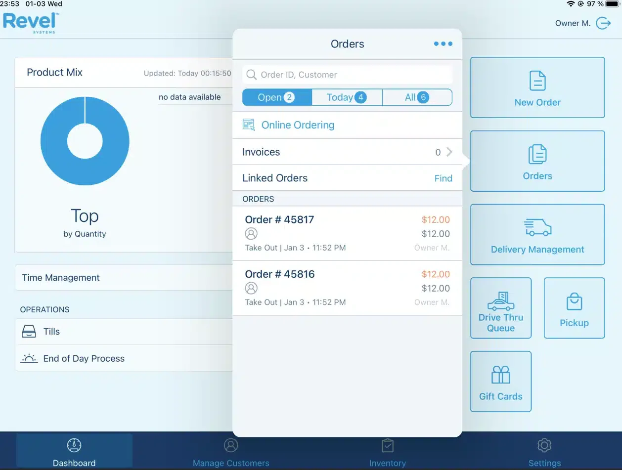 retail pos system revel