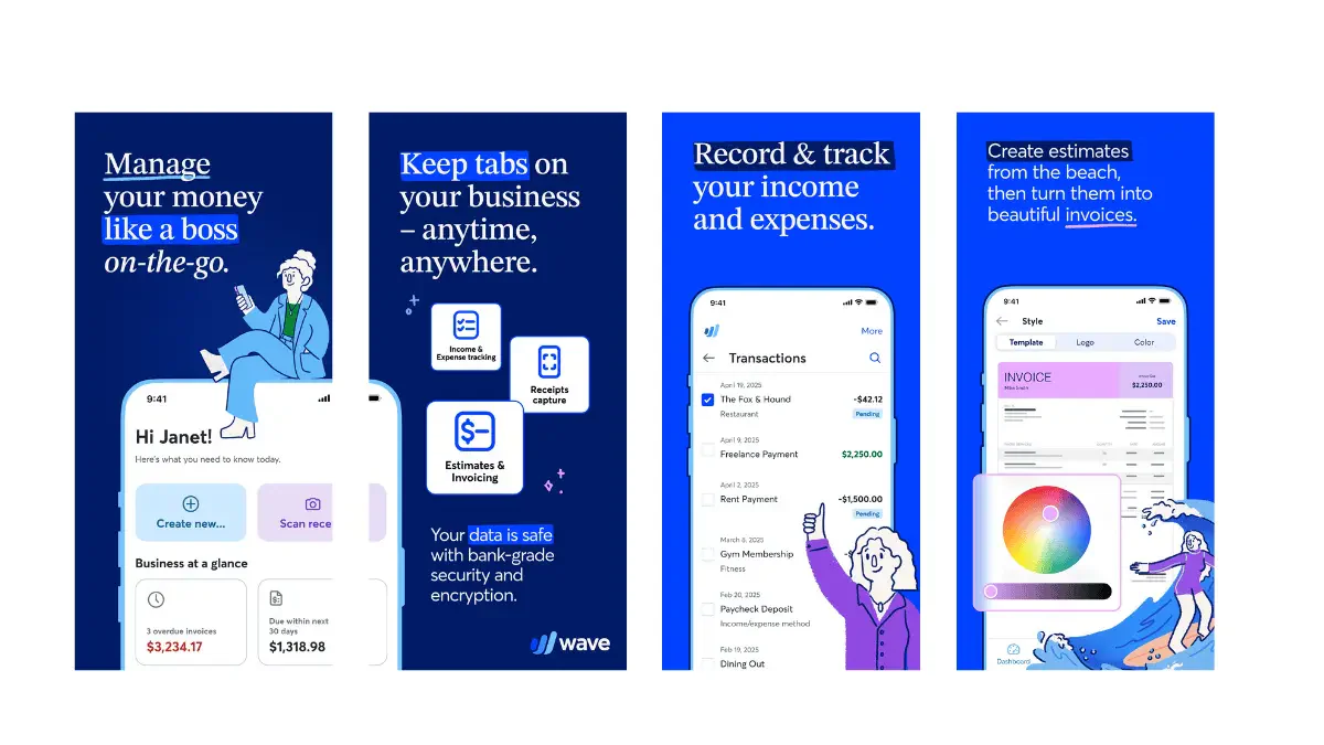 Wave Aplikasi pencatat keuangan