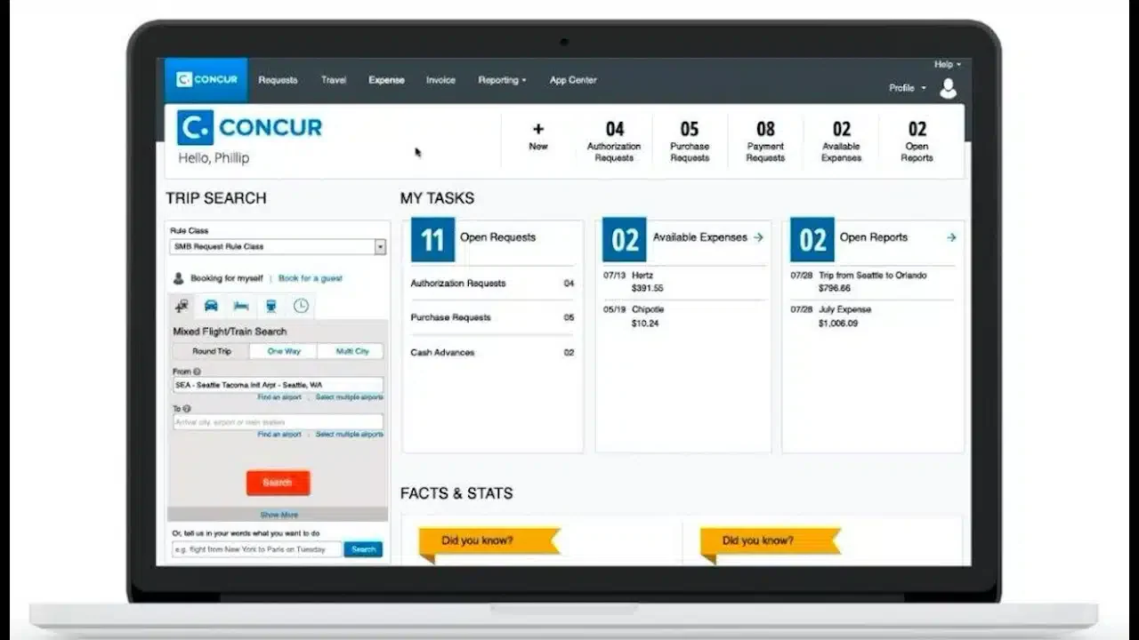 SAP concur expense management software malaysia