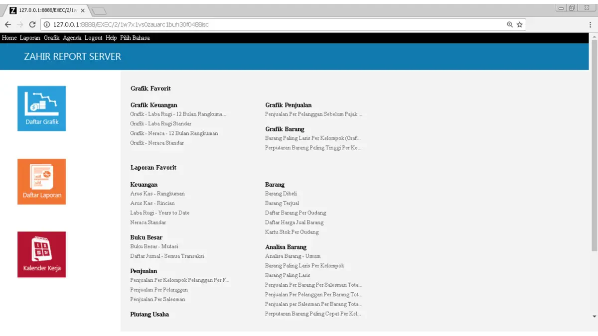 Zahir Automated Financial Reporting Software