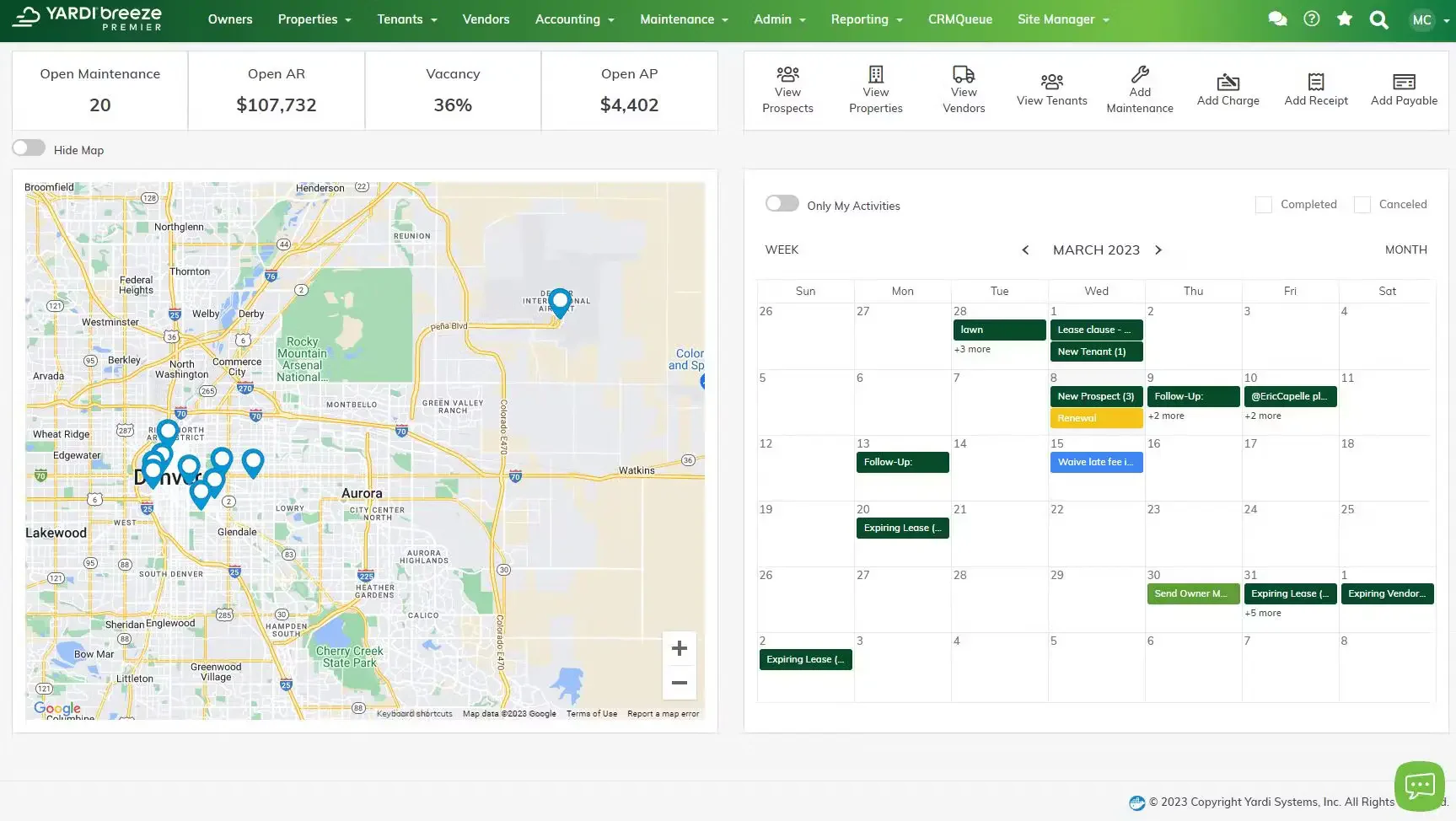 yardi breeze property management system software 