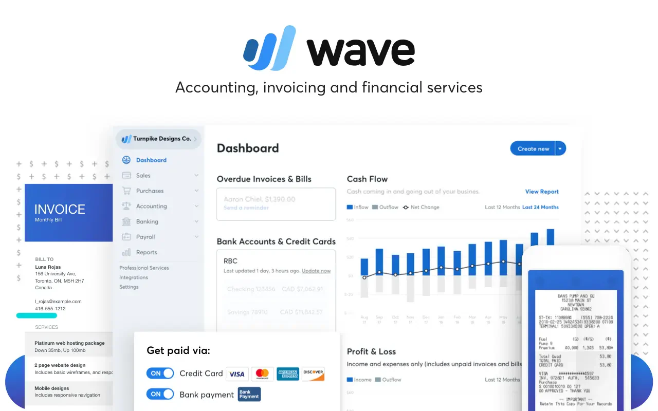 Wave Restaurant Accounting Software