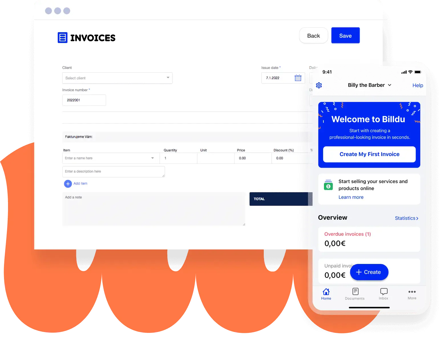 aplikasi invoice Billdu