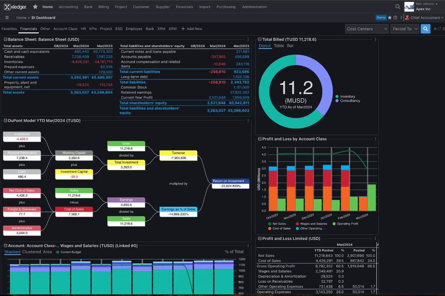 Xledger Financial reporting software
