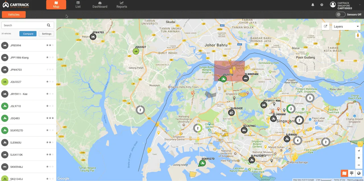 cartrack dashboard