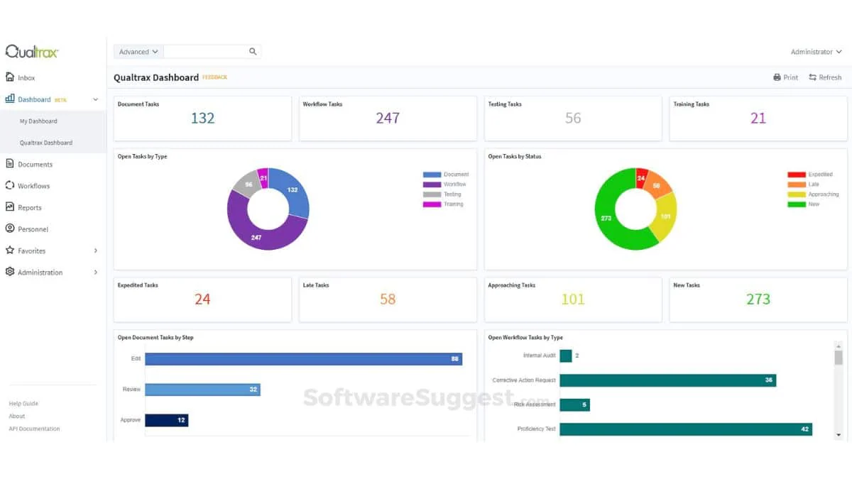 Qualtrax Equipment Maintenance Management Software