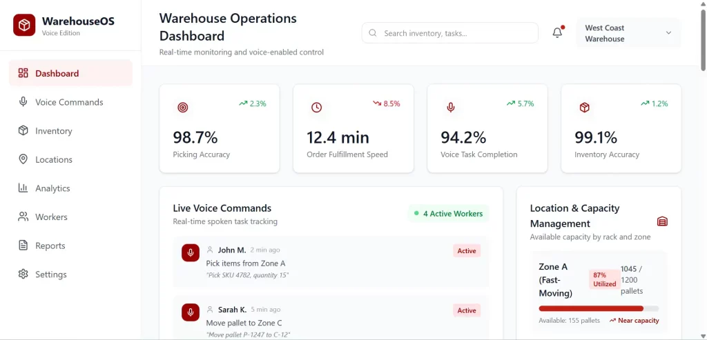 How voice tracking enhance warehouse operation