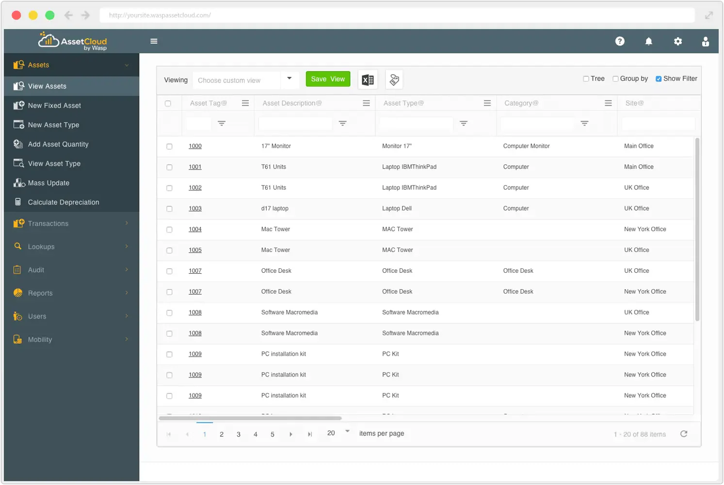 AssetCloud agriculture asset software