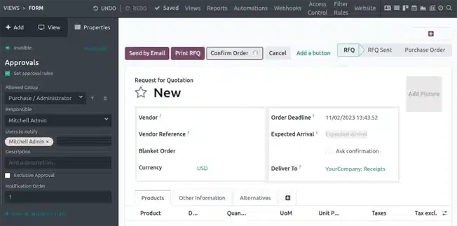 odoo erp software
