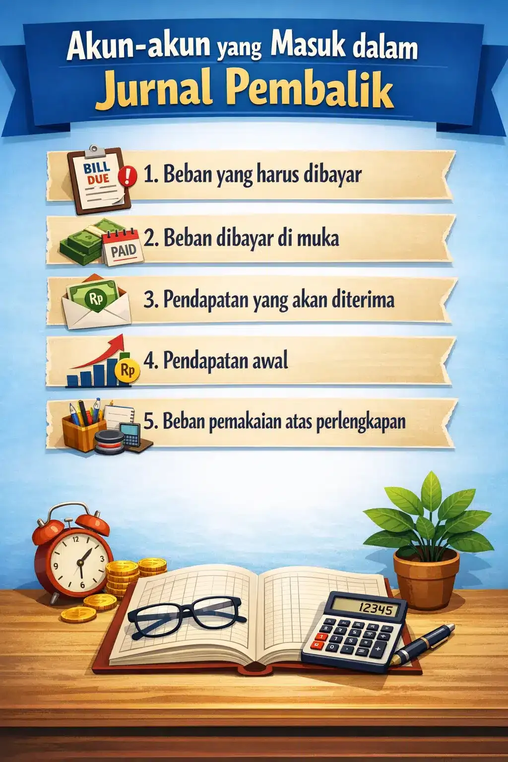 Akun-akun yang Masuk dalam Jurnal Pembalik