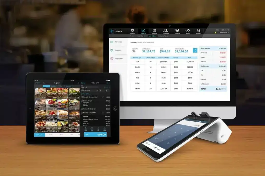 restaurant pos of talech