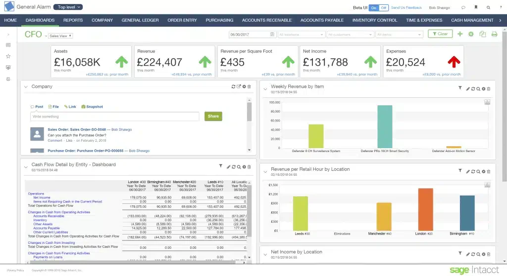 sage intacct erp Solutions
