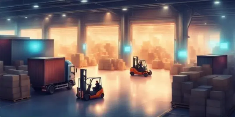 Cross-docking warehouse process