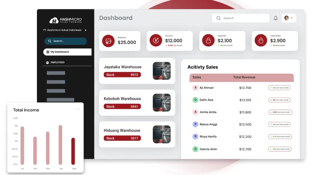 Hashmicro business intelligence software