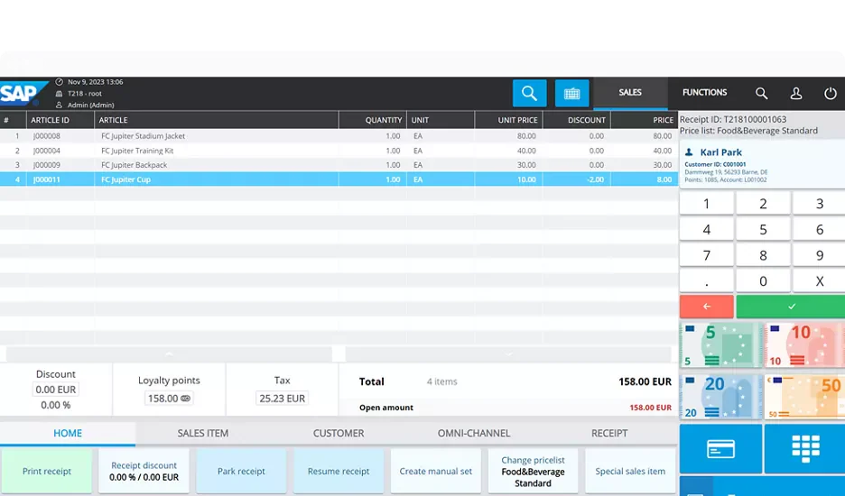 sistem pos restoran sap