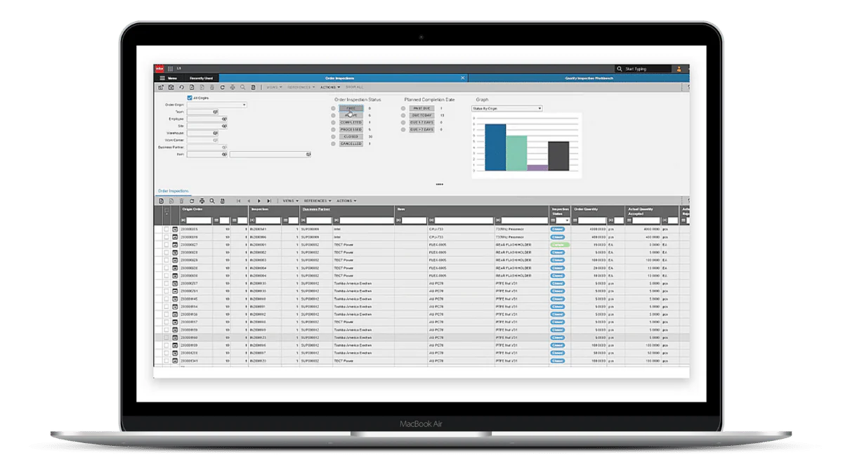 Infor LN for manufacturing efficiency