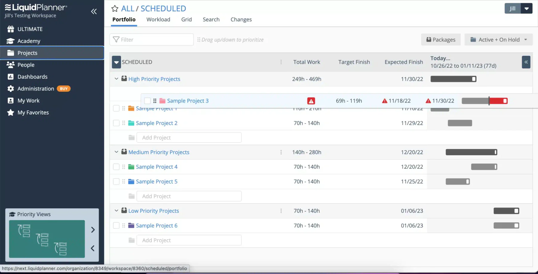 LiquidPlanner erp