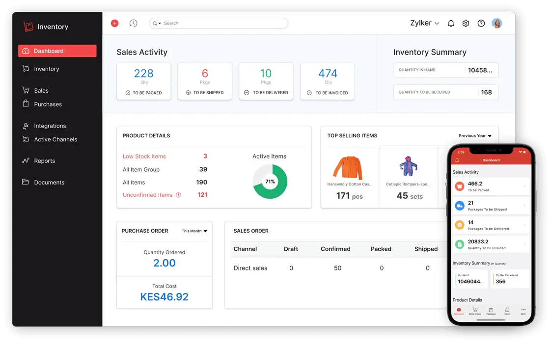 zoho inventory