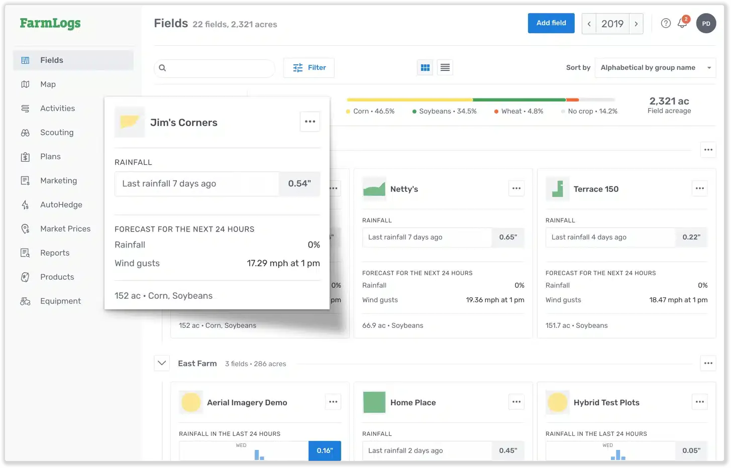 farmlogs agriculture fleet management software