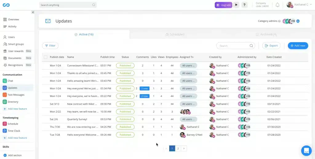 connecteam retail workforce software