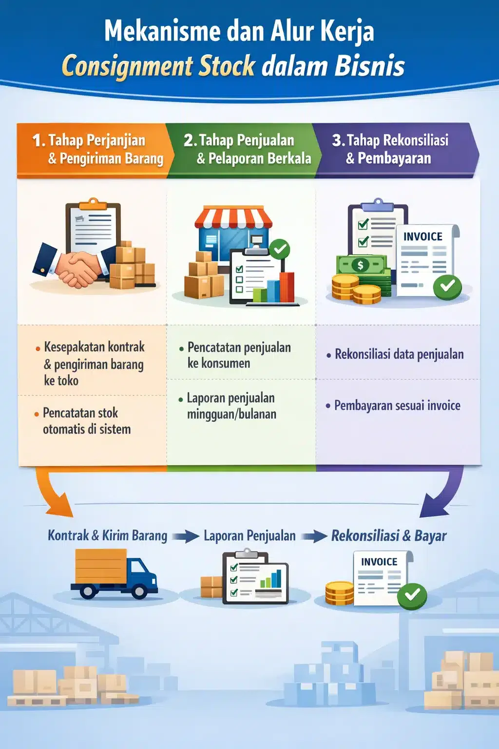 Mekanisme dan Alur Kerja Consignment Stock dalam Bisnis