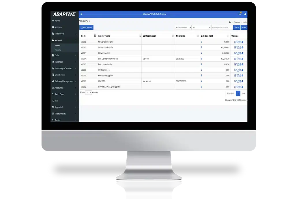 Adaptive BizApp cloud based procurement software