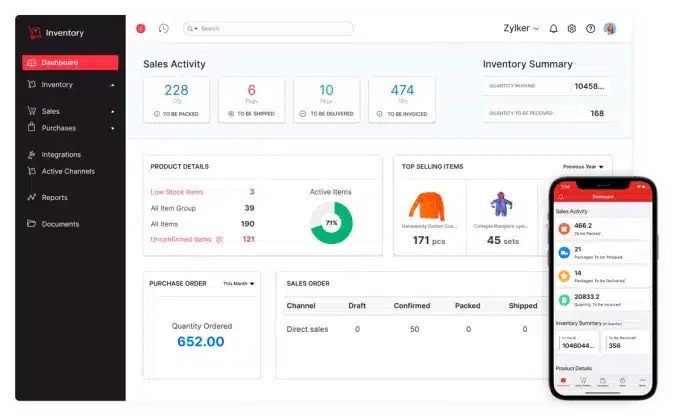 Zoho cloud inventory software for business Malaysia 