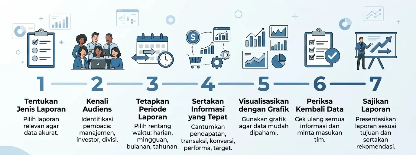 Pembuatan sales report 