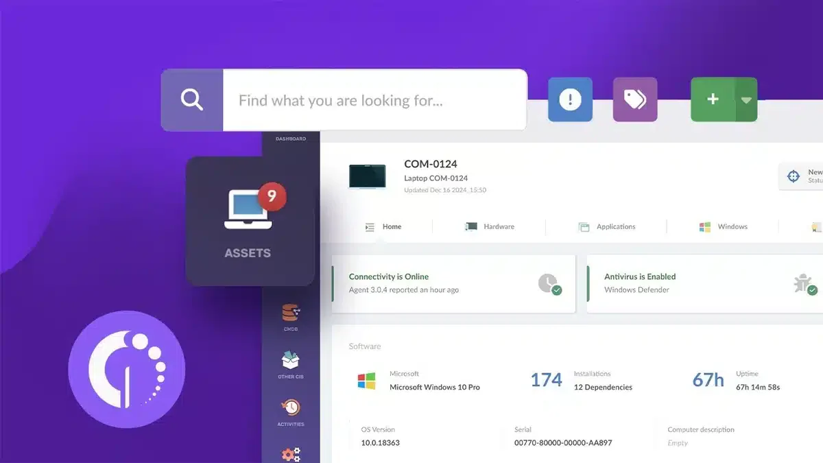 tampilan dashboard invgate