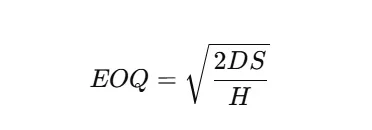 rumus eoq