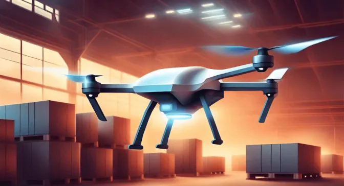 Unmanned Aerial Vehicle untuk Efisiensi Gudang