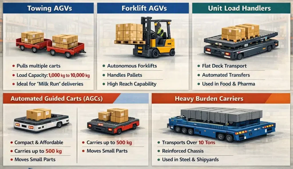 Types of AGVs for Philippine warehouses